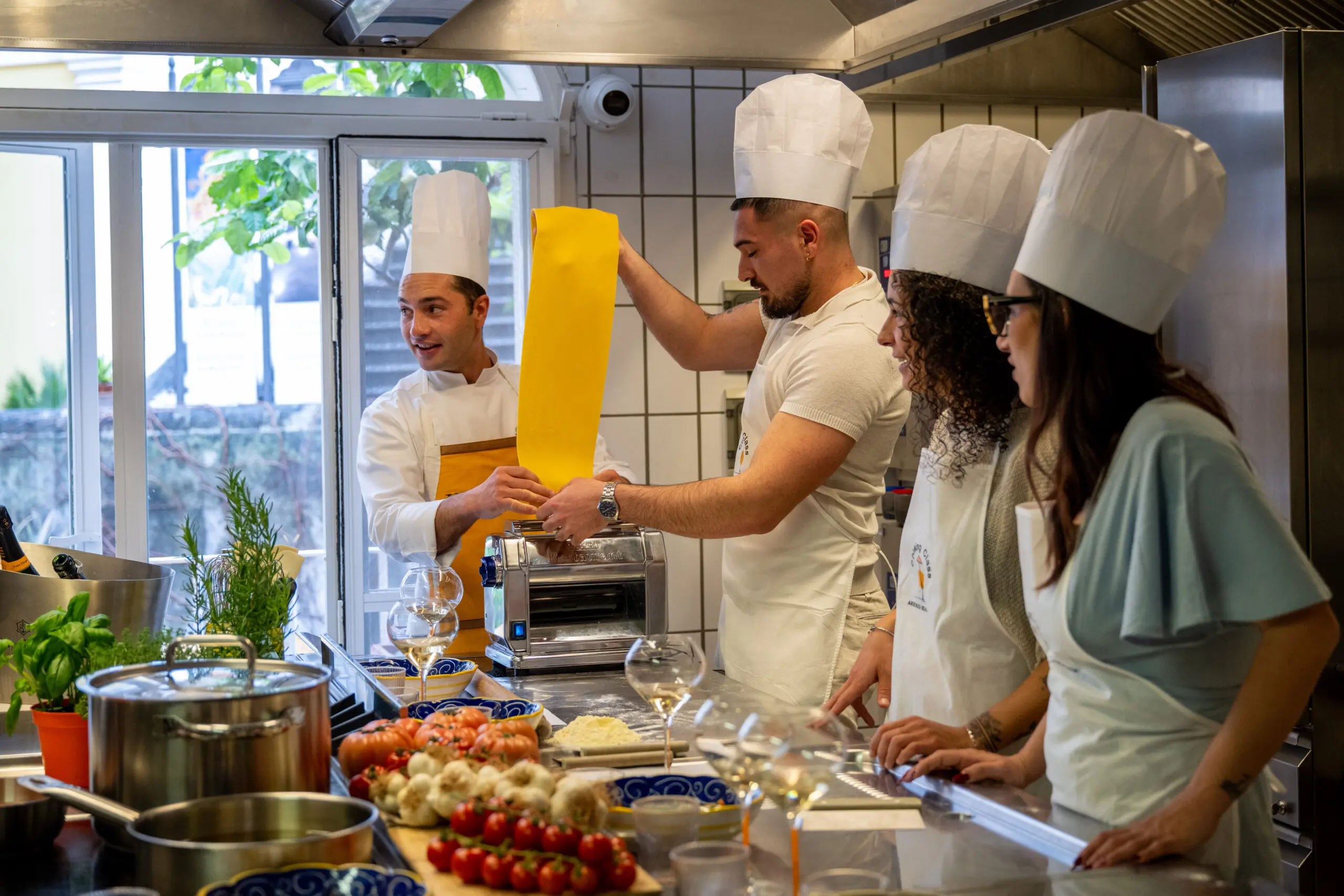 Local culinary craft in Positano